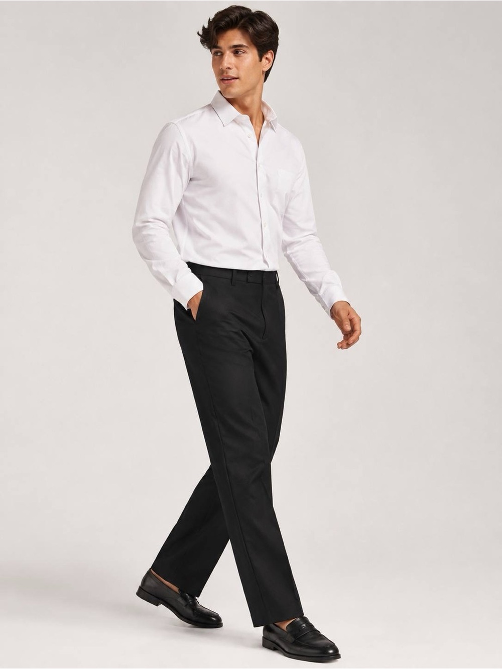 Arnold Palmer Mens Dress Pants Straight Leg Black Size 38x32 NWOT
